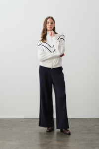 ECRU/NAVY