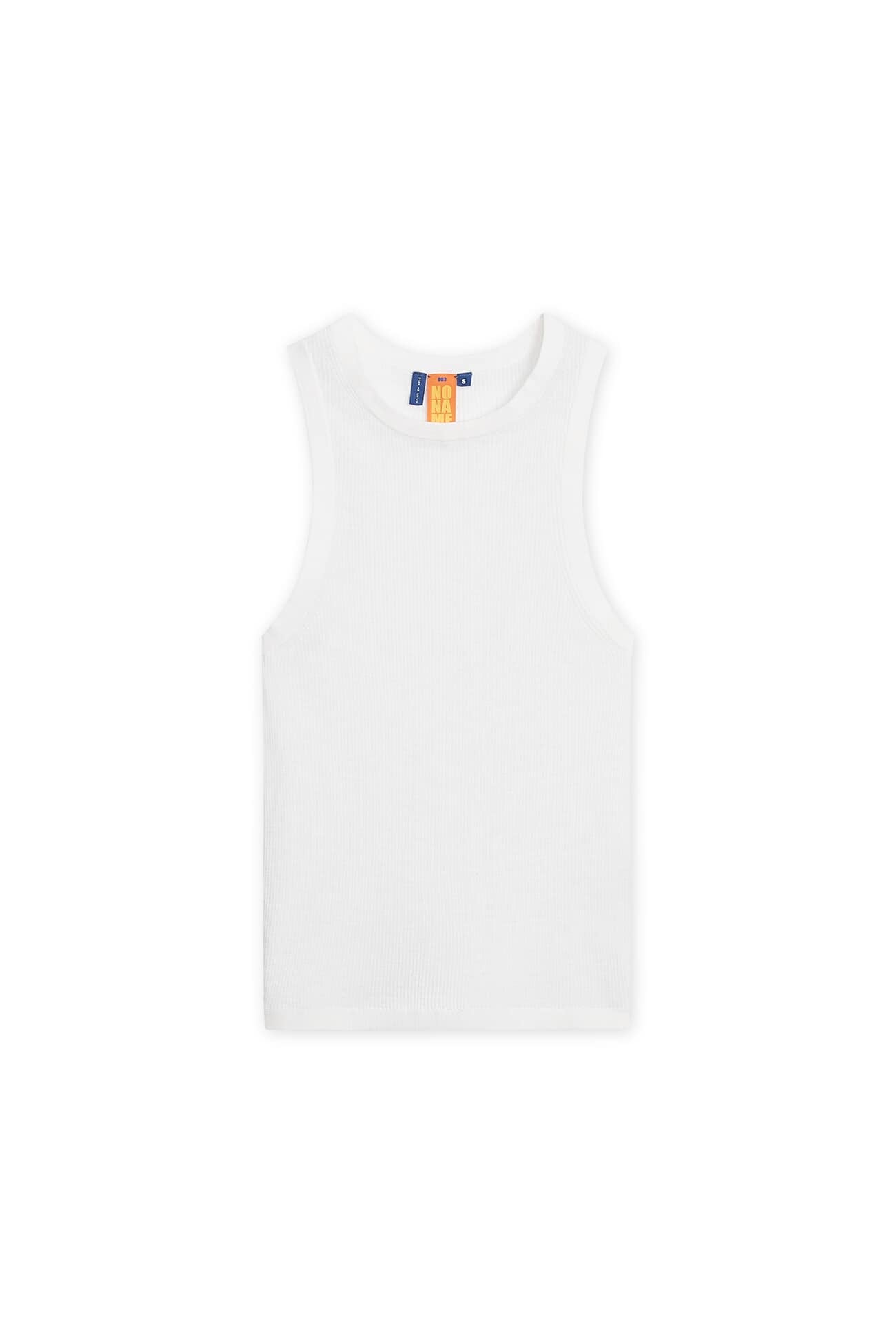 Women's Cotton Ribbed High Neck Tank Top | NAKEDCASHMERE