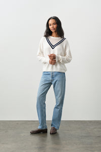 ECRU/CLUB NAVY