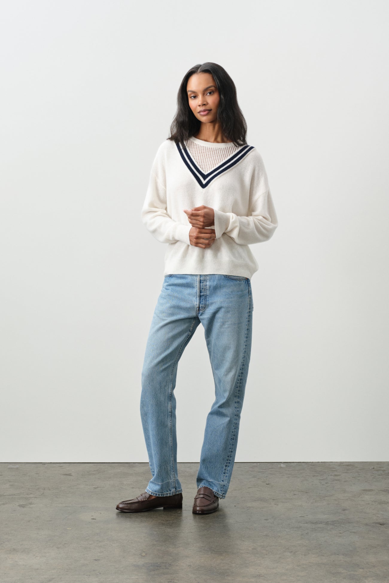 ECRU/CLUB NAVY