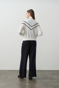 ECRU/NAVY