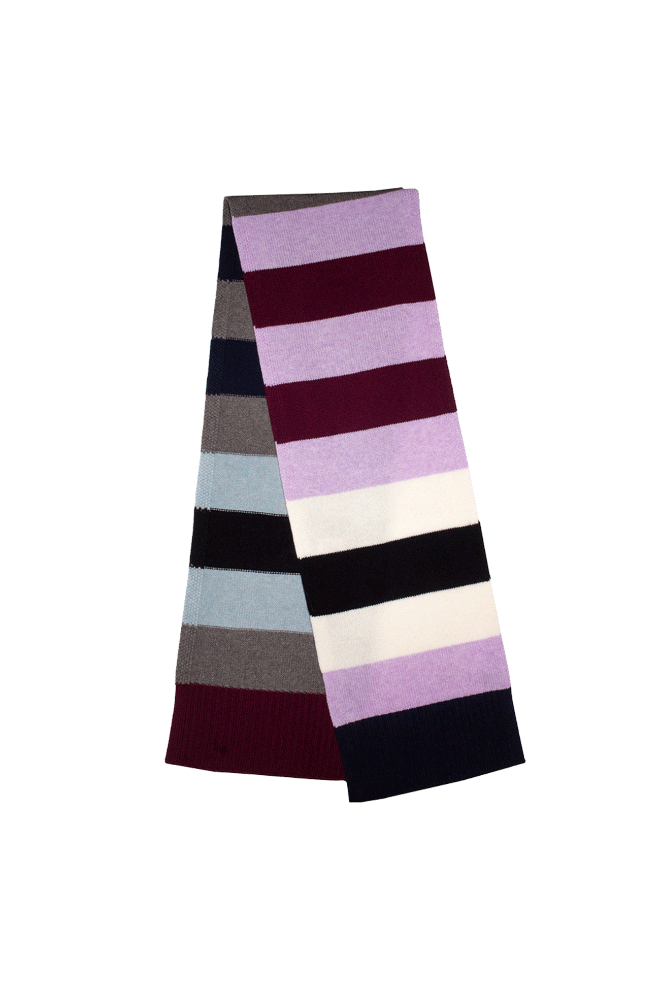 Holiday Stripe Scarf - Mink Multi