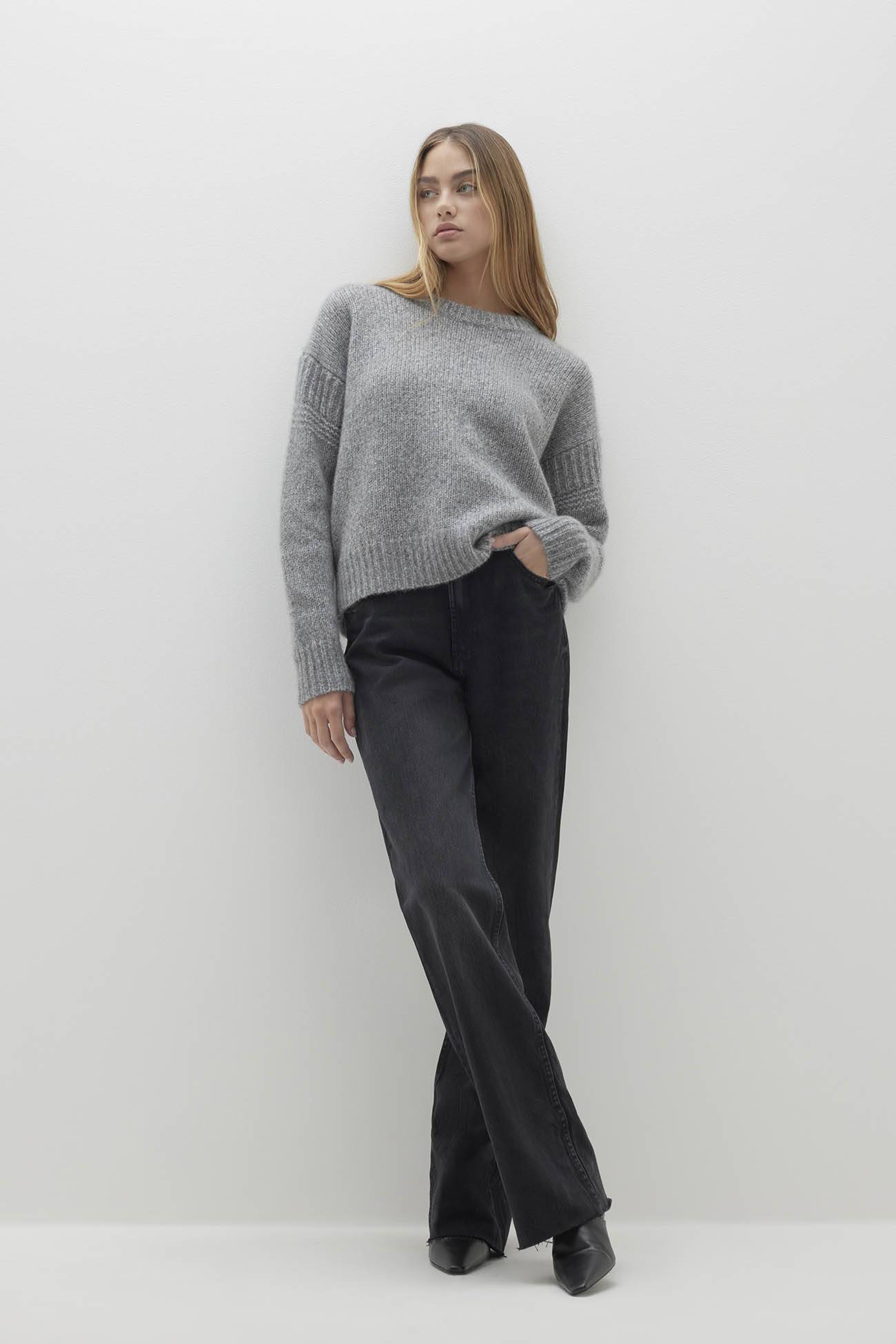 Women's Giselle Silk Cashmere Crewneck Sweater | NakedCashmere