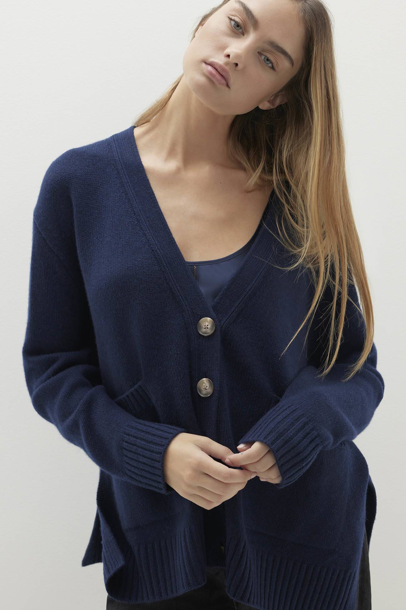 Women's Cashmere Button-Up Cardigan | NAKEDCASHMERE