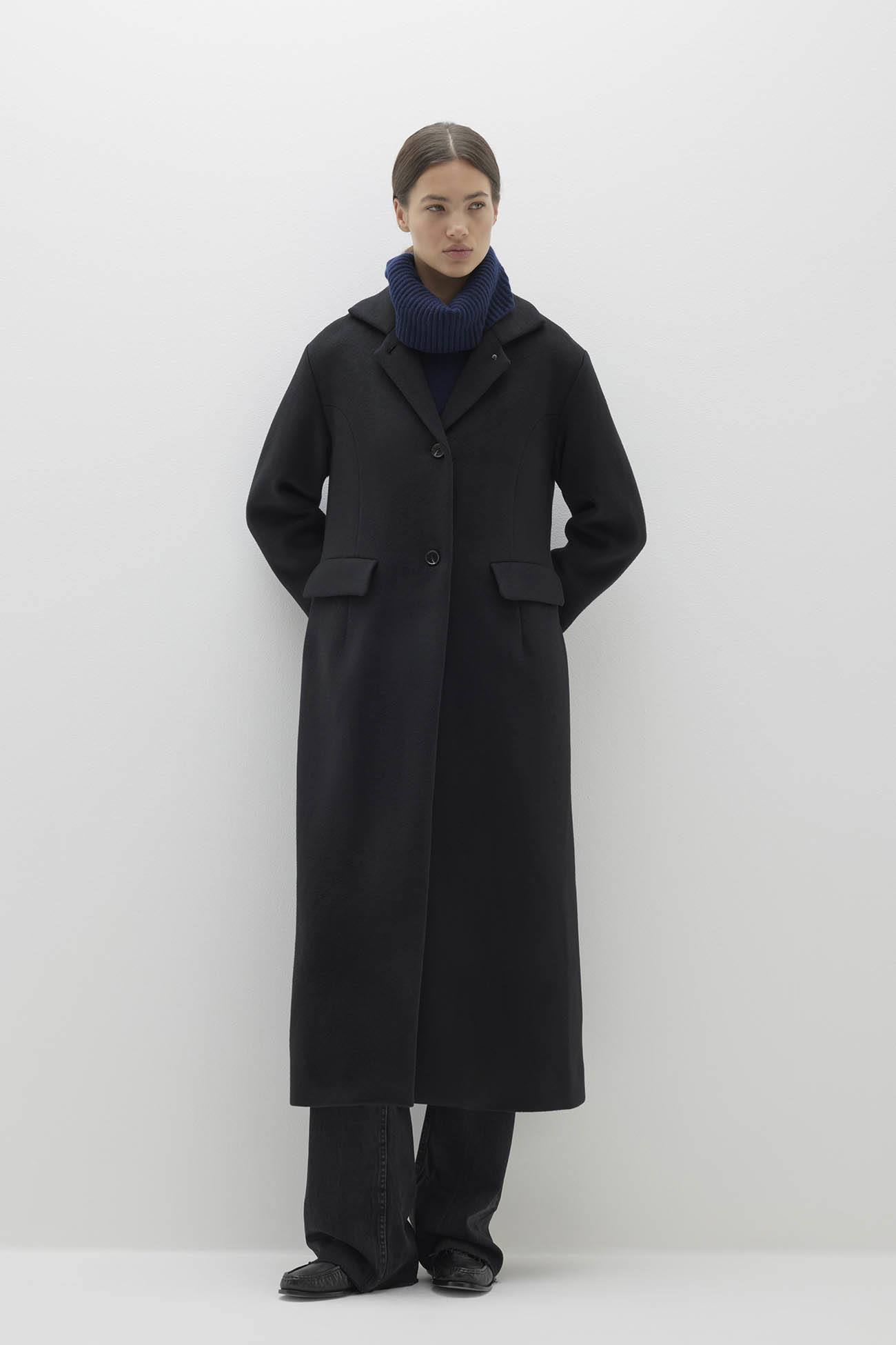 Women's Ottilie Longline Wool Blend Coat | NakedCashmere