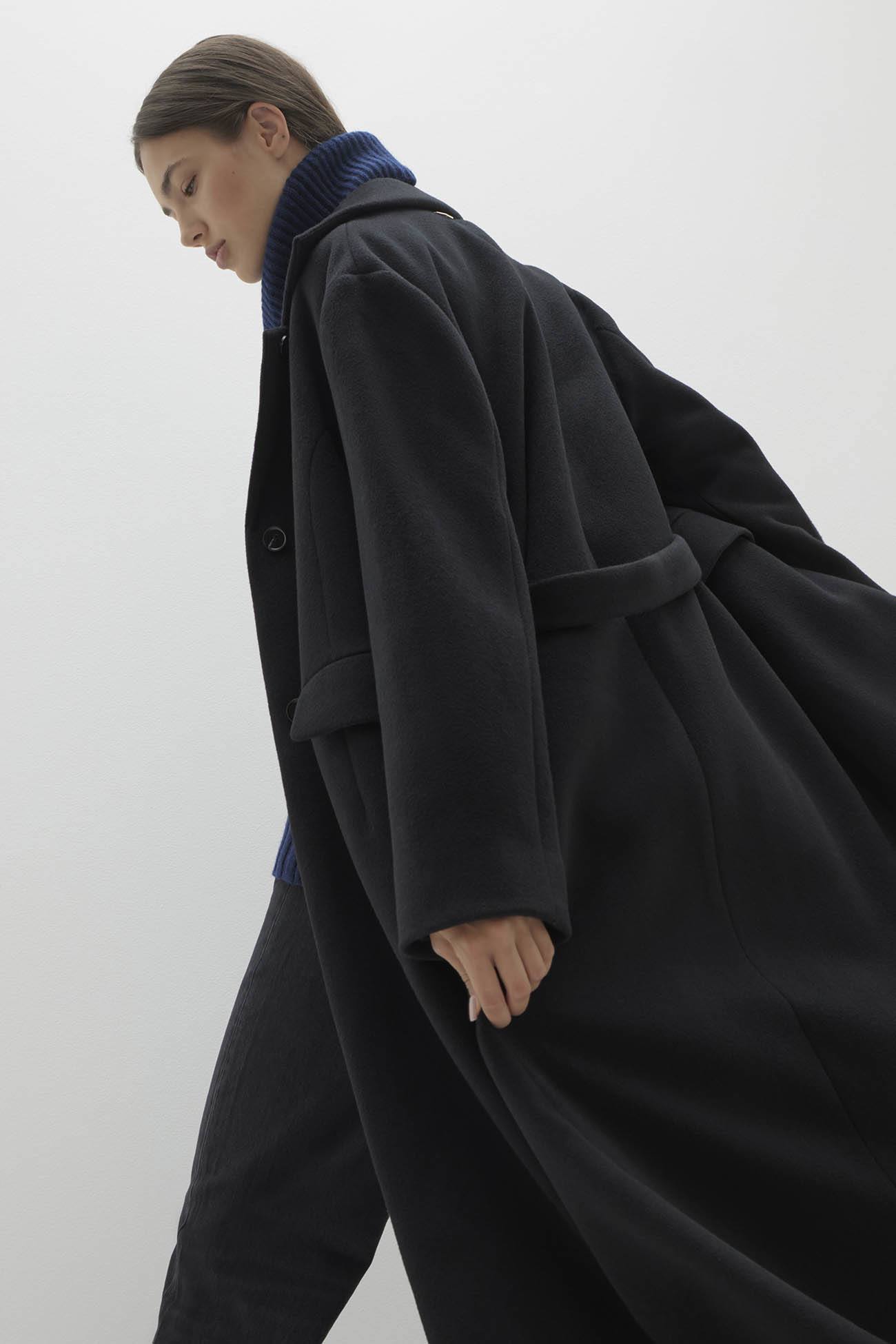 Women's Ottilie Longline Wool Blend Coat | NakedCashmere