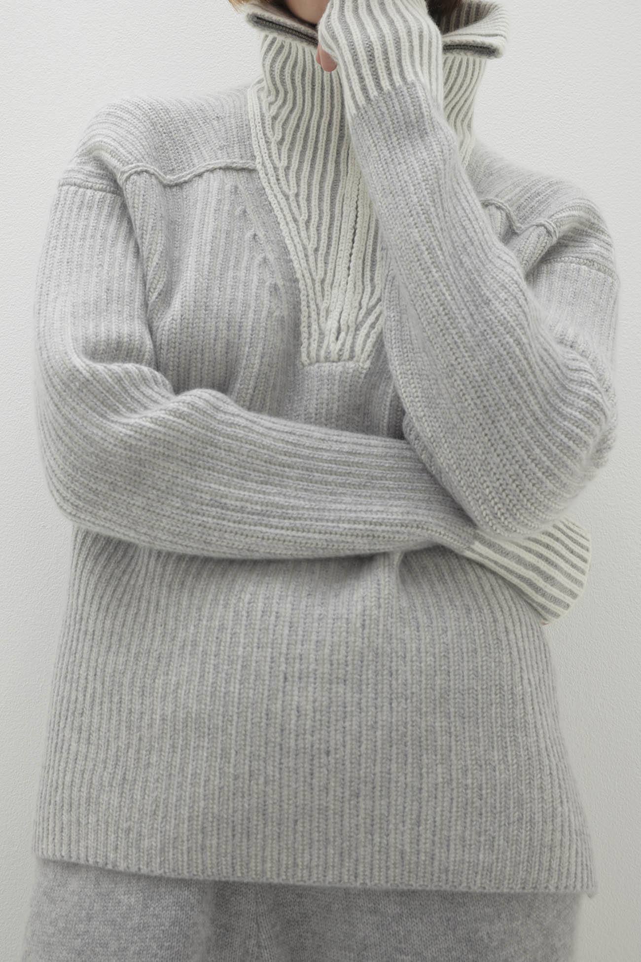 Women's Sumie Quarter-Zip Cashmere Pullover | NakedCashmere
