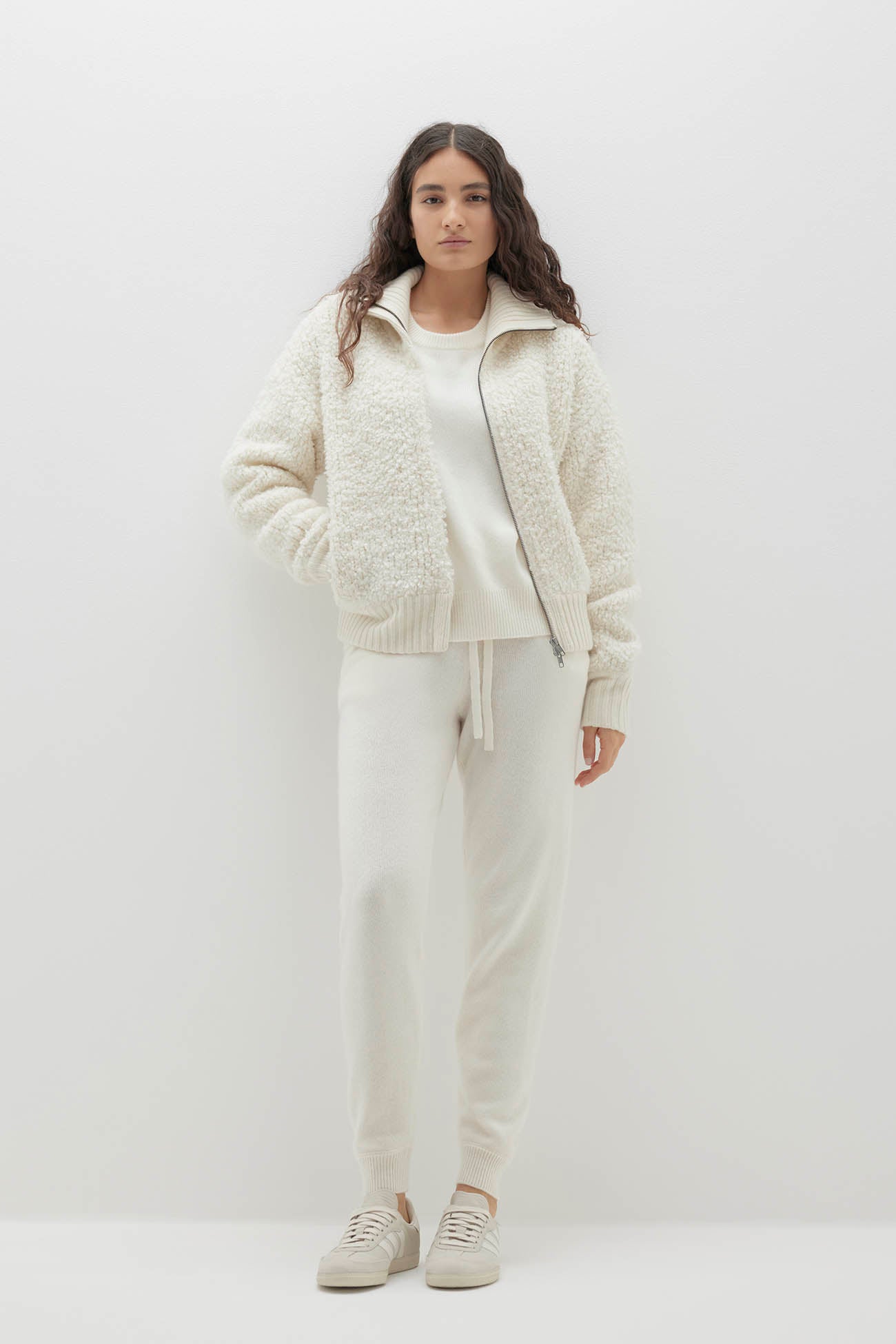 Women's Nadine Cashmere Teddy Jacket | NakedCashmere