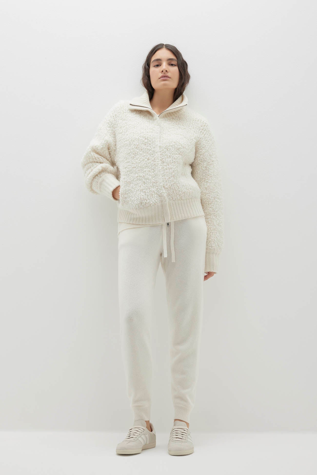 Women's Nadine Cashmere Teddy Jacket | NakedCashmere
