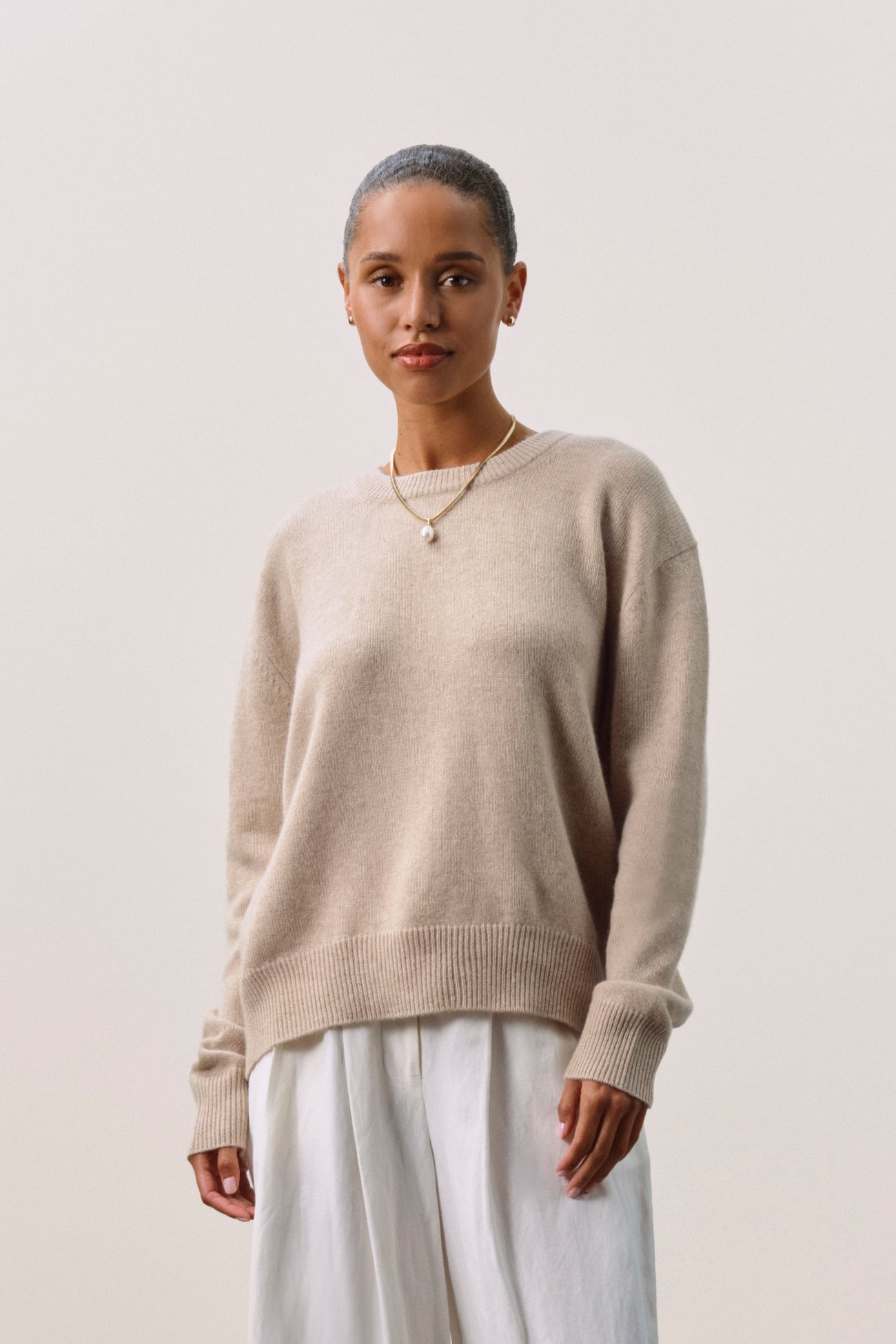 Women's Cashmere Crew Neck Sweater | NAKEDCASHMERE