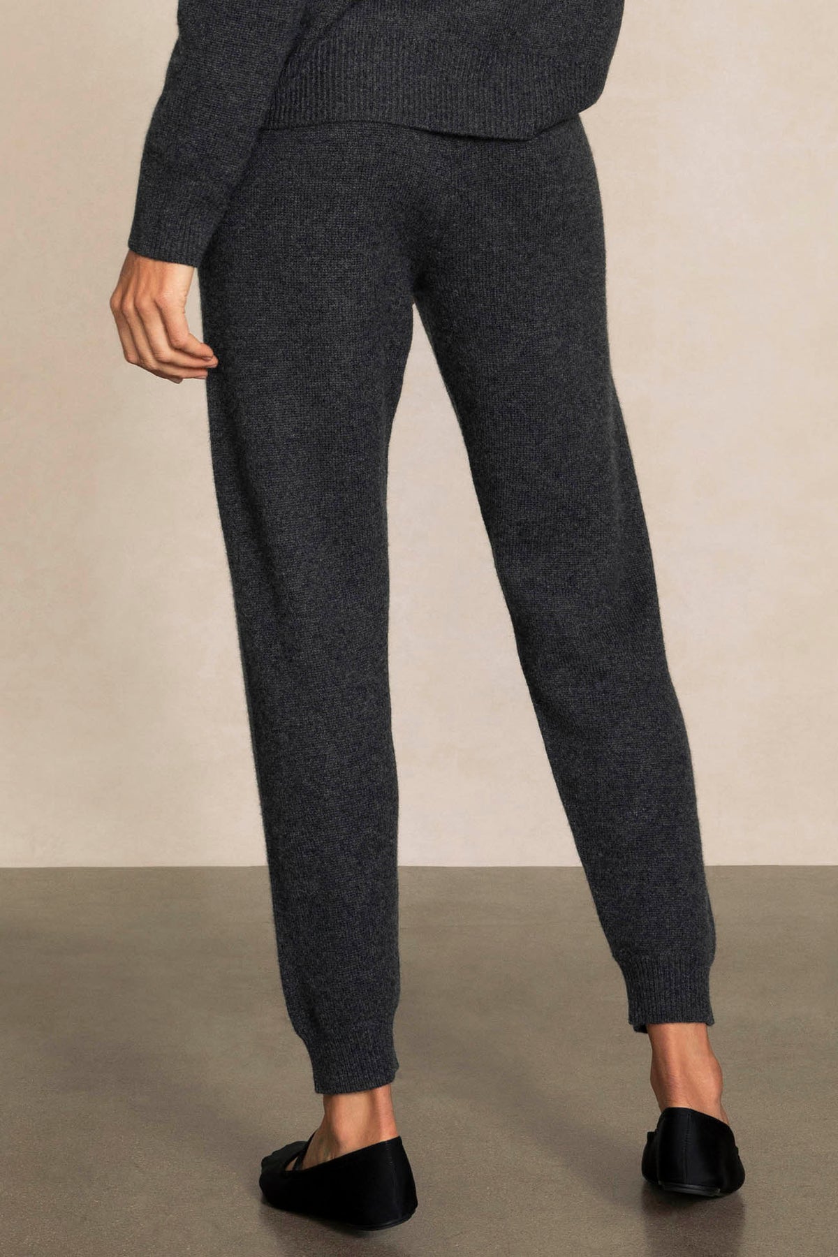 Wool Cashmere Knit Joggers