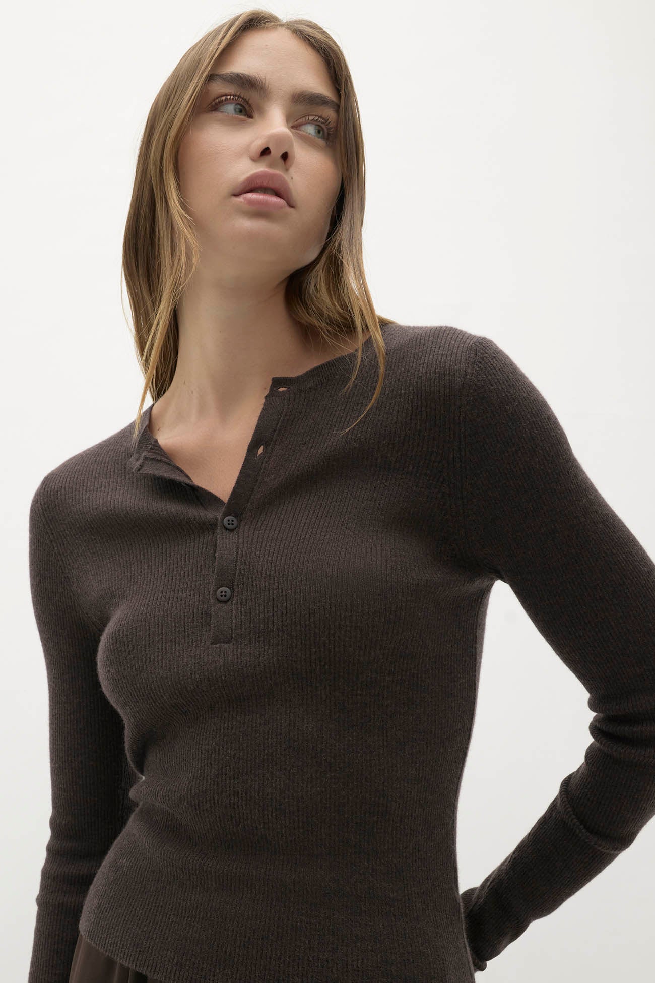 Women's Marlowe Fitted Silhouette Cashmere Top | NakedCashmere
