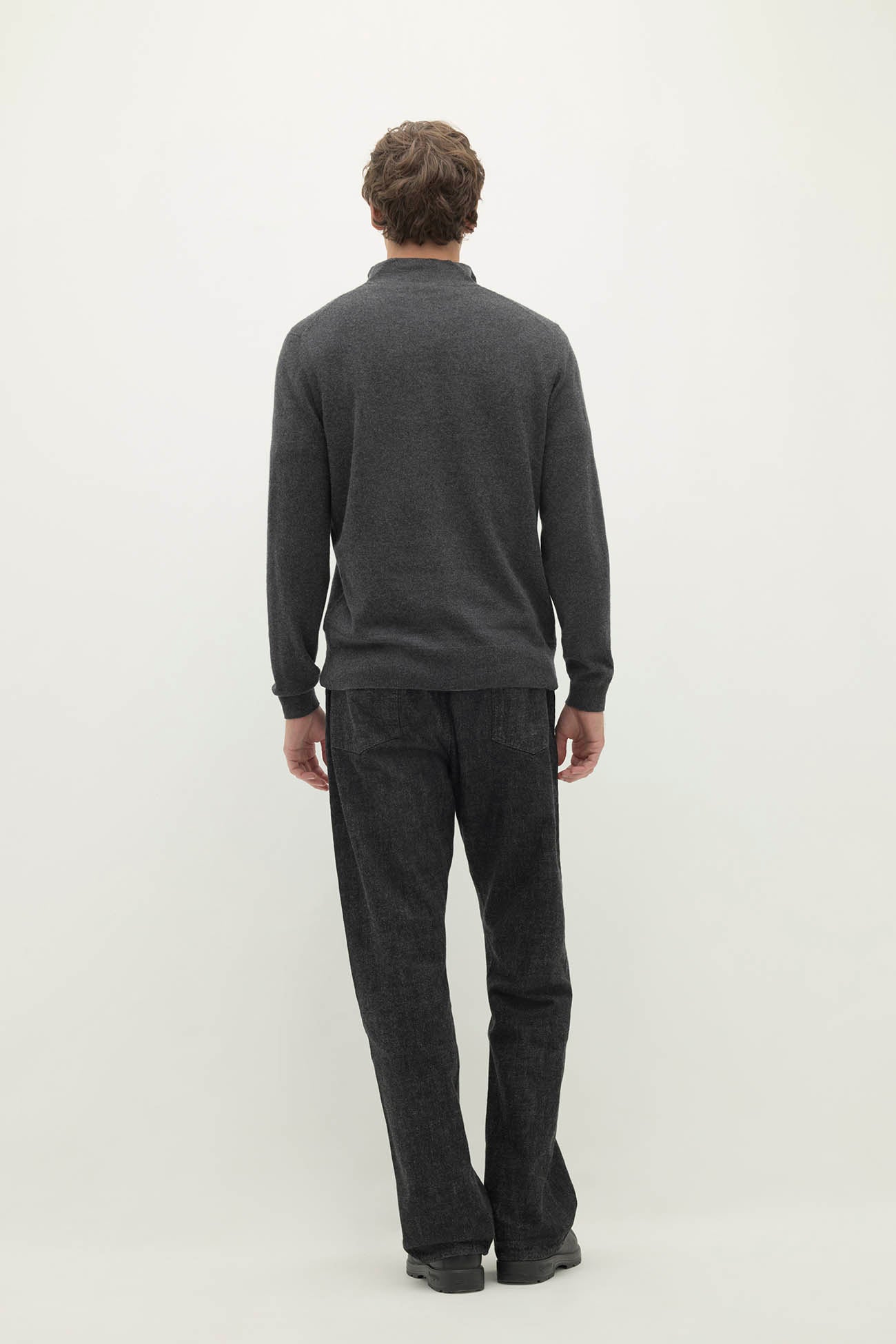 Men's Phillip Quarter-Zip Cashmere Sweater | NakedCashmere