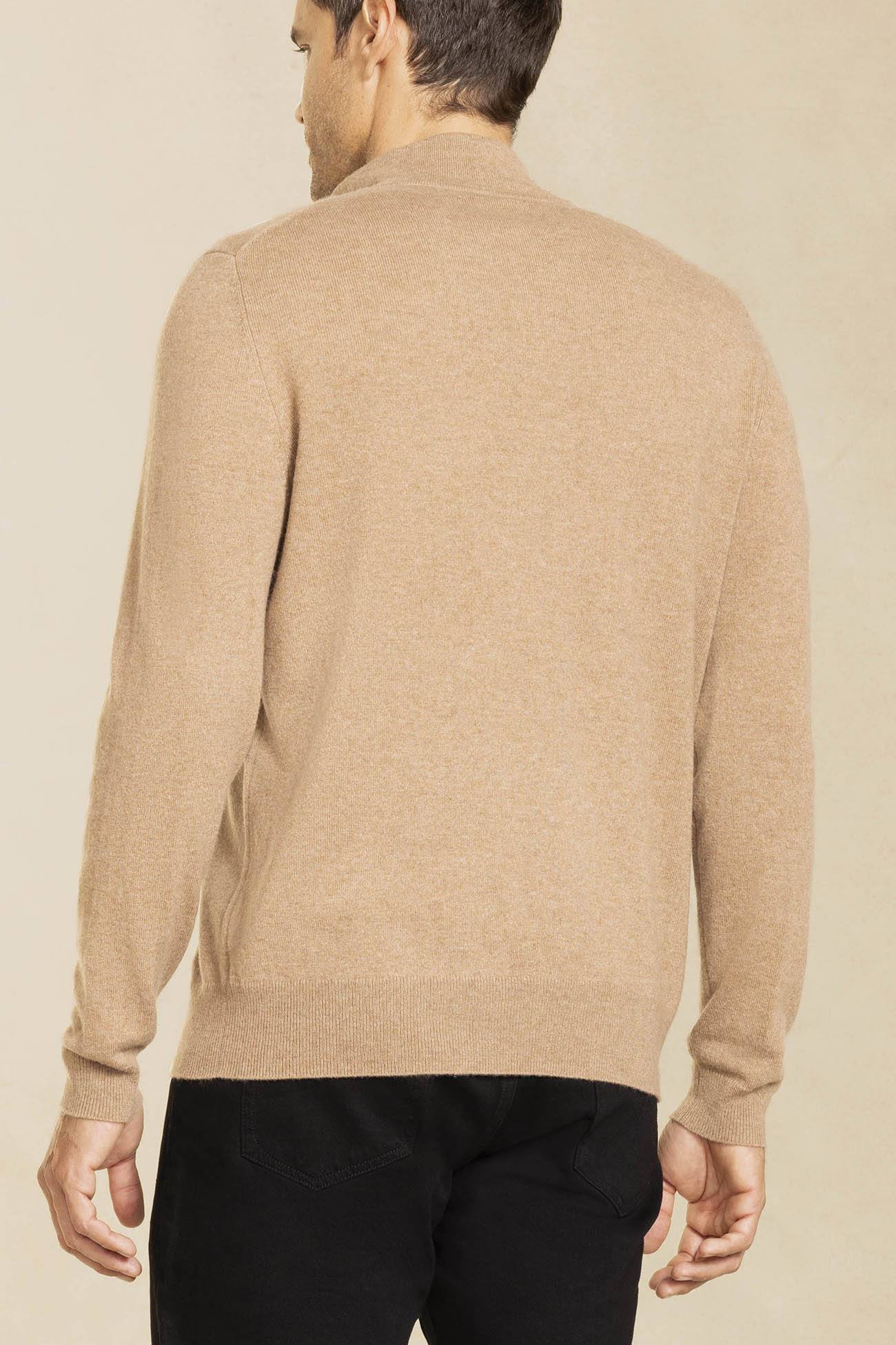 Men's Phillip Quarter-Zip Cashmere Sweater | NakedCashmere