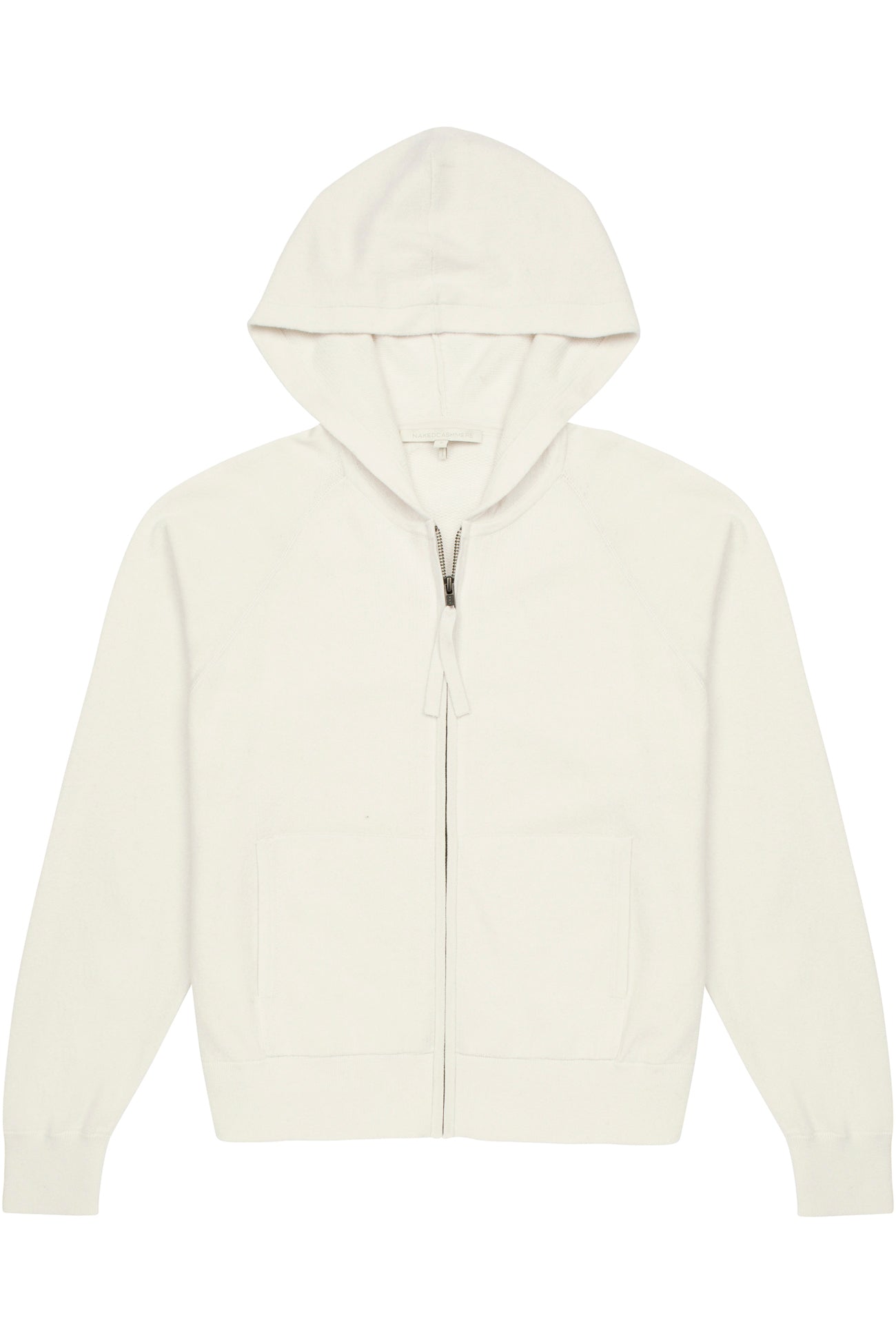 Women's Cotton Cashmere Zip-Up Hoodie | NAKEDCASHMERE