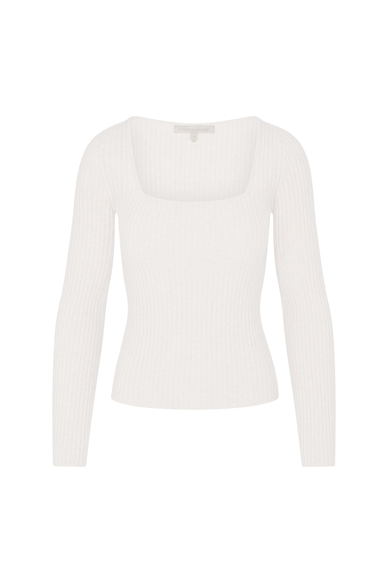 Women\'s Lillian Fitted Long Sleeve Cashmere Top | NakedCashmere