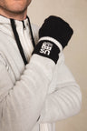 BLACK/ECRU