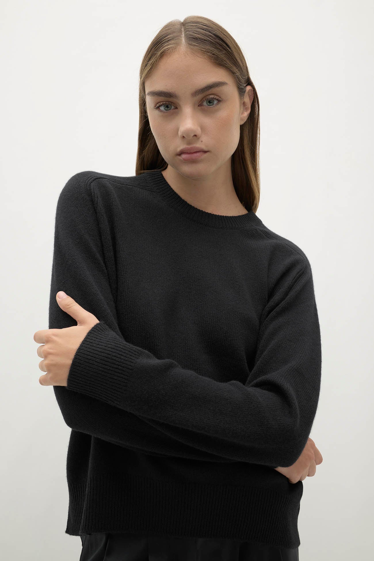 Women's Tammy Crewneck Cashmere Sweater | NakedCashmere