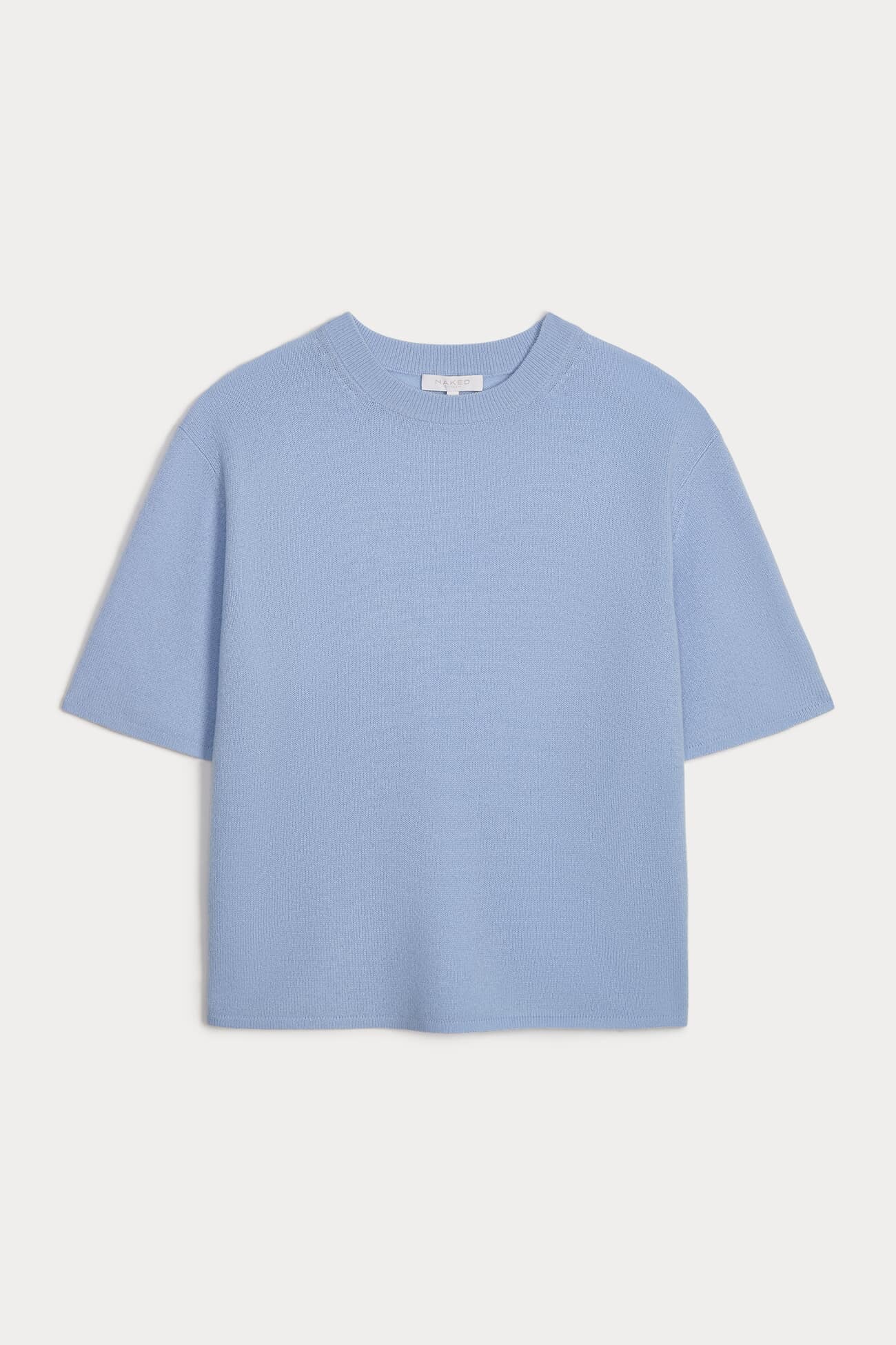 Women's Jean Cashmere Short Sleeve Crewneck Sweater | NakedCashmere