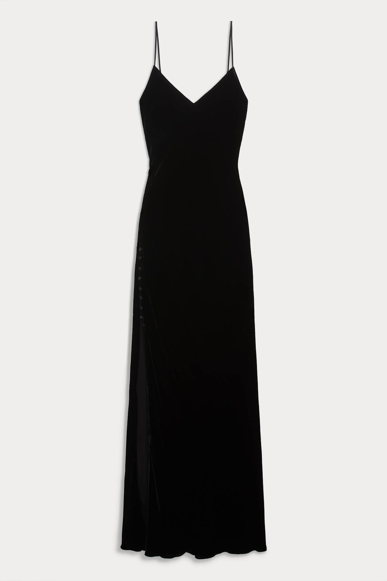 Women's Jade Velvet Maxi Dress | NakedCashmere