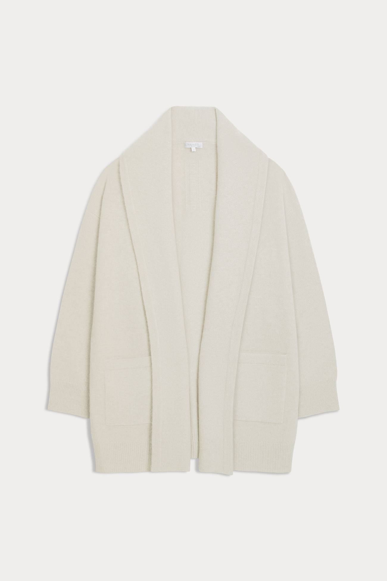 Women's Cashmere Shawl Collar Open Cardigan | NAKEDCASHMERE