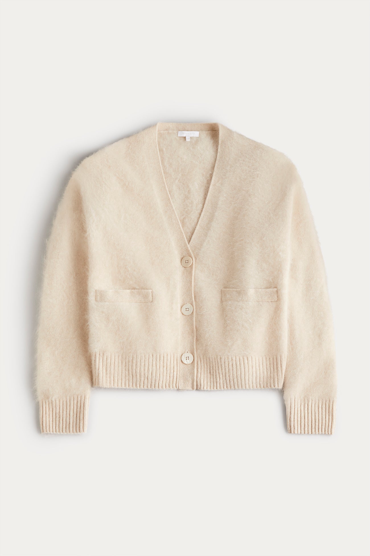 Women's Michaela Button-Front Brushed Cashmere Cardigan