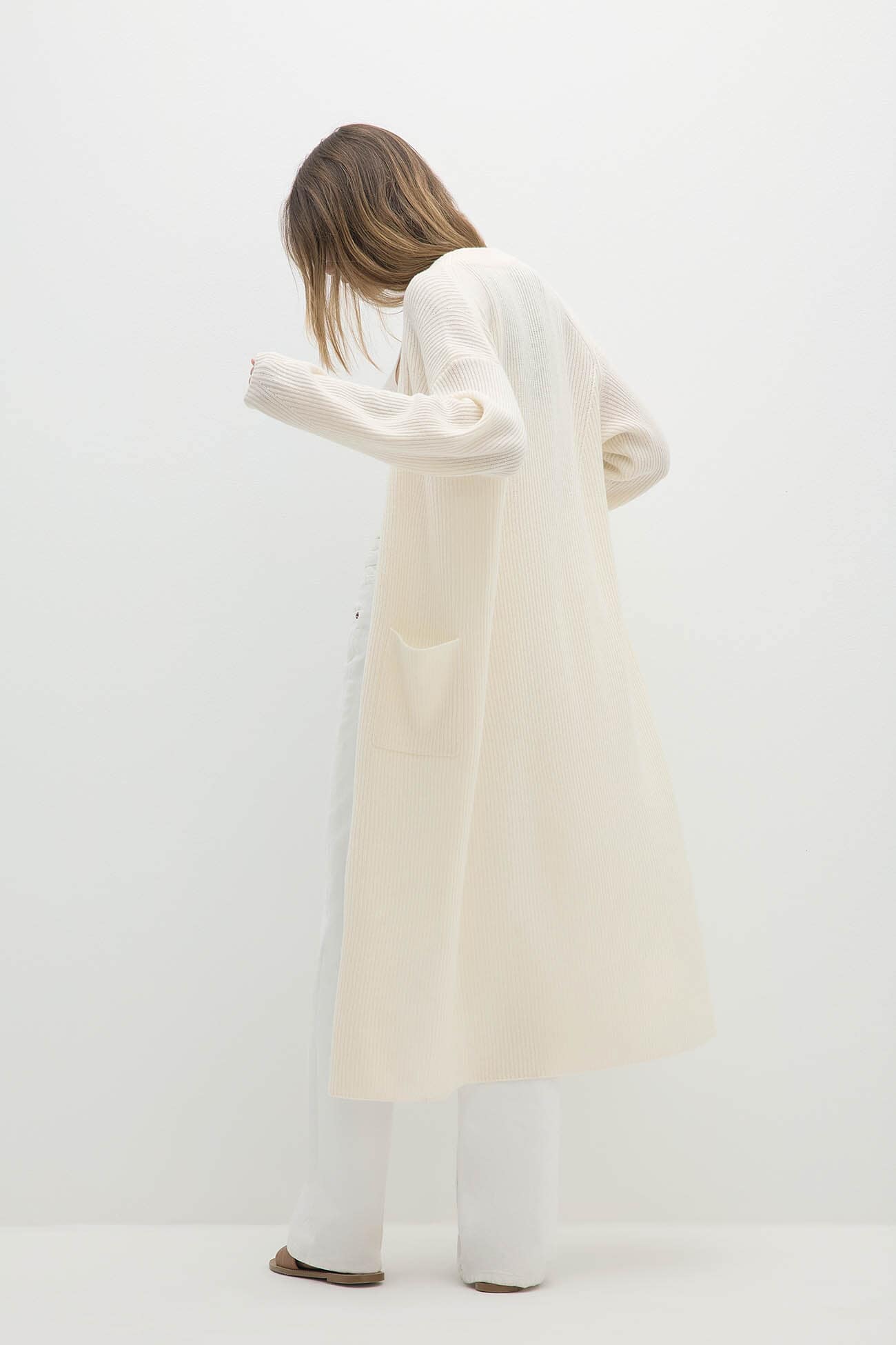 Women's Longline Cashmere Cardigan | NAKEDCASHMERE
