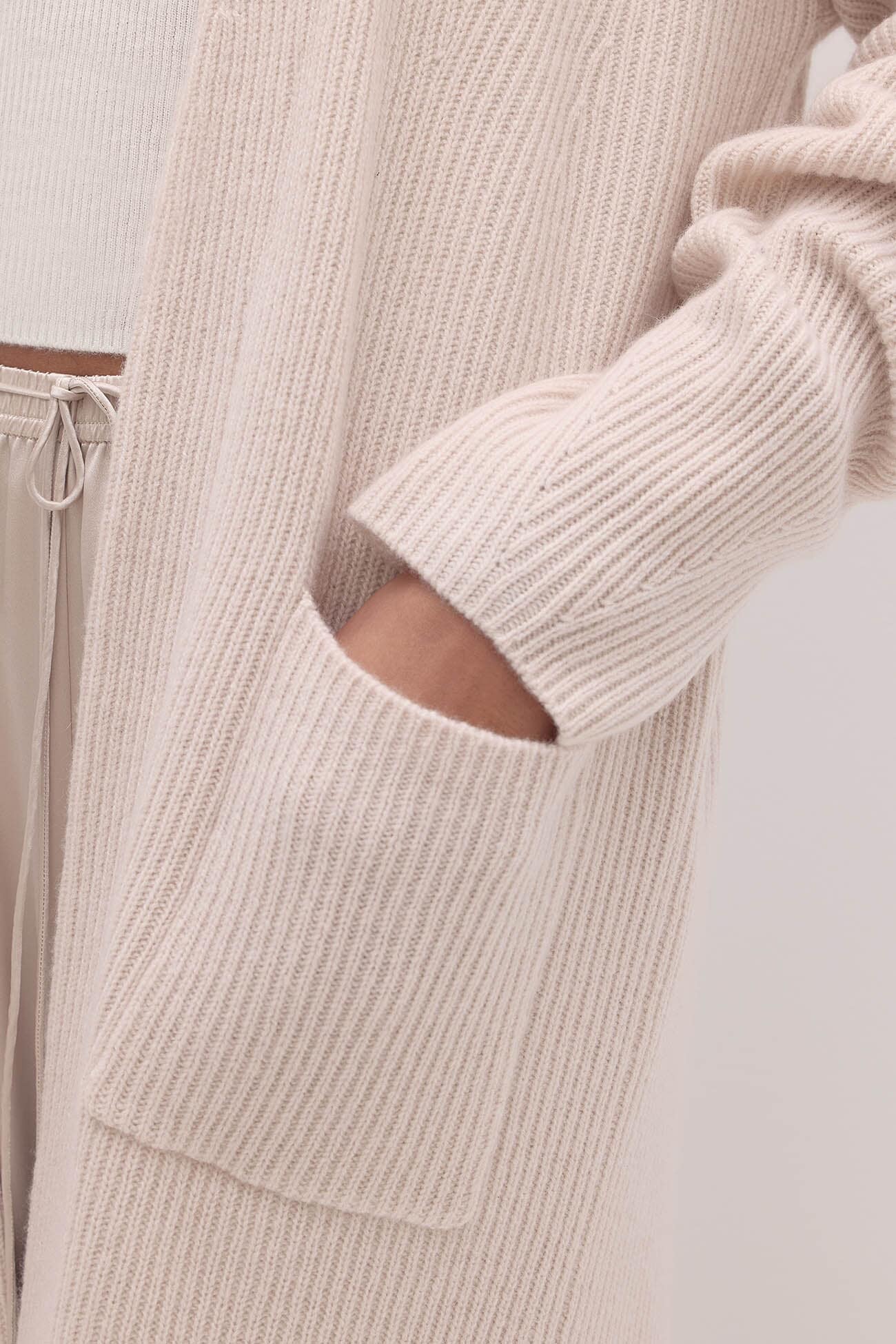 Women's Alise Longline Cashmere Cardigan | NakedCashmere