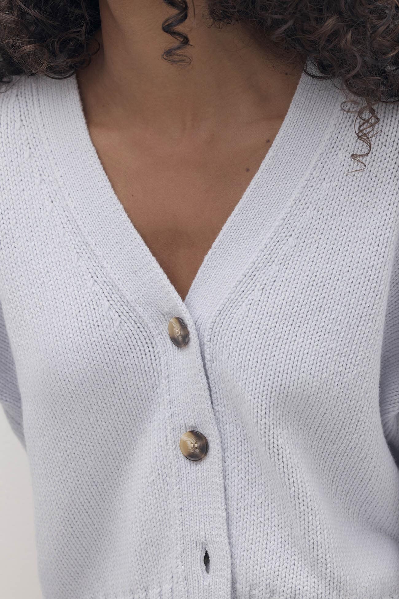 Women's Genevieve Cropped Organic Cashmere Blend Cardigan