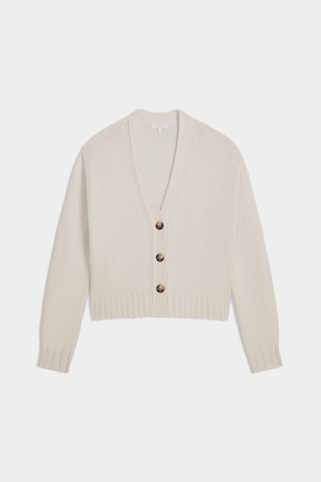 Women's Genevieve Cropped Organic Cashmere Blend Cardigan