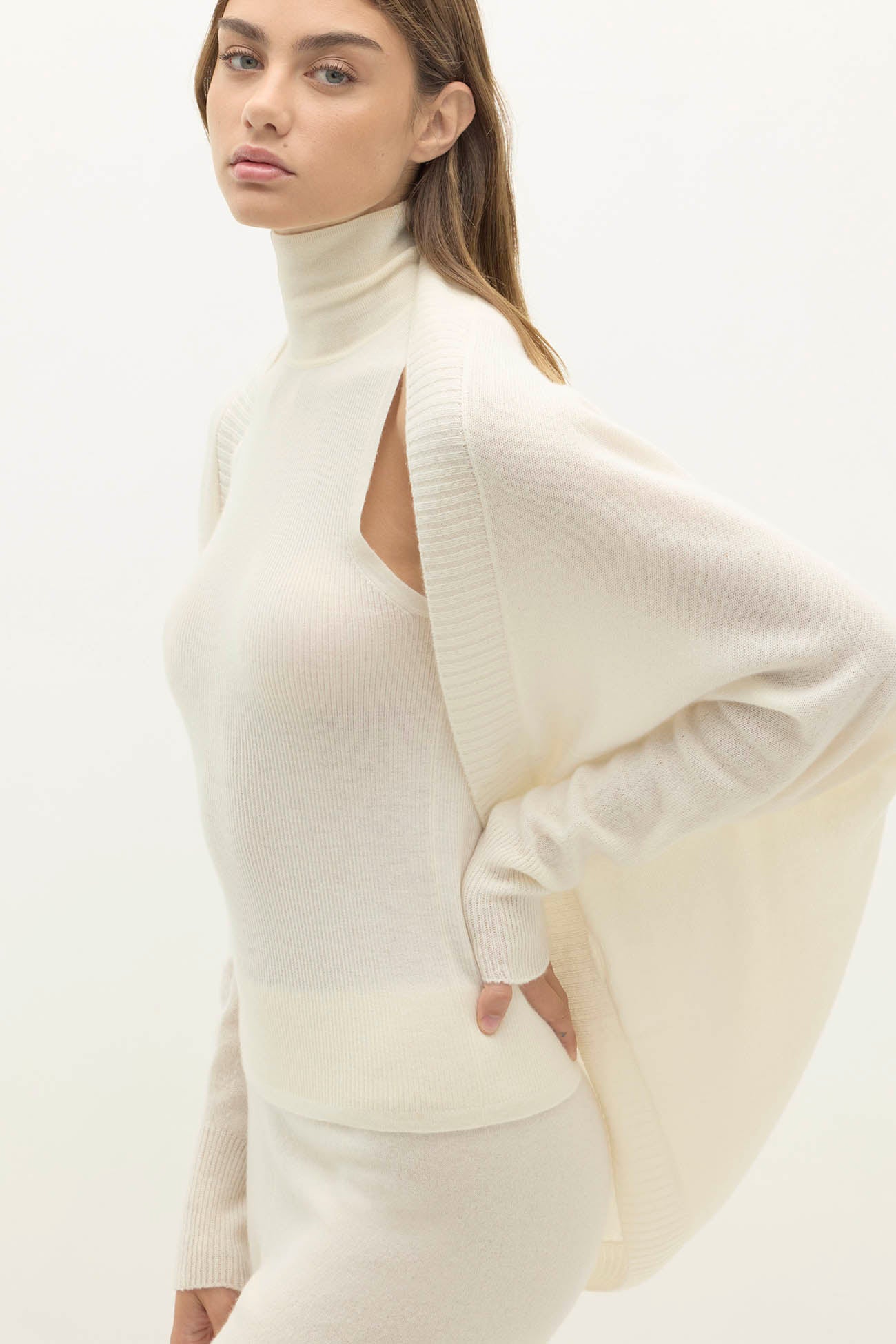 Women's Melina Cropped Cashmere Shrug Cardigan | NakedCashmere