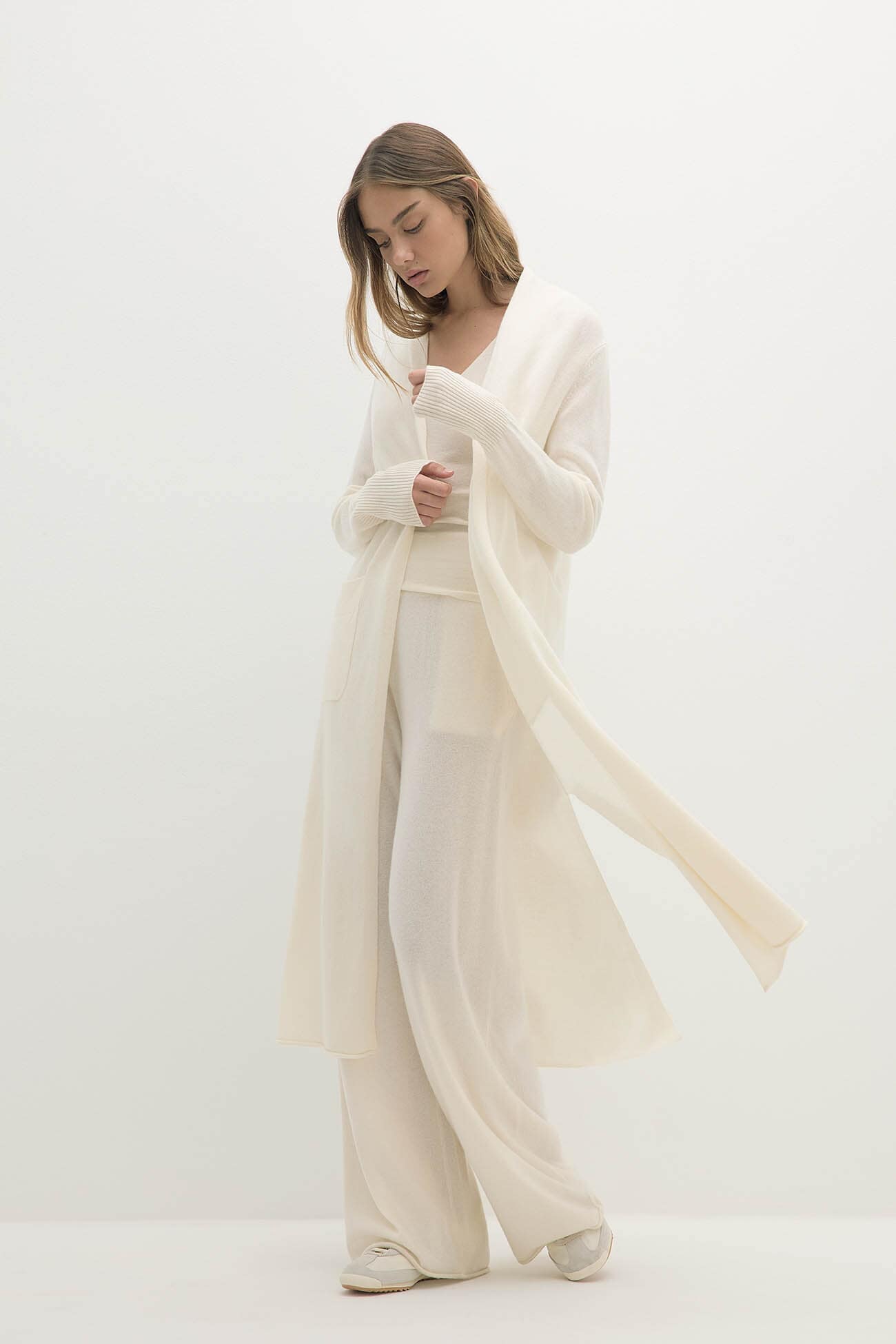 Women's Cashmere Longline Cardigan | NAKEDCASHMERE