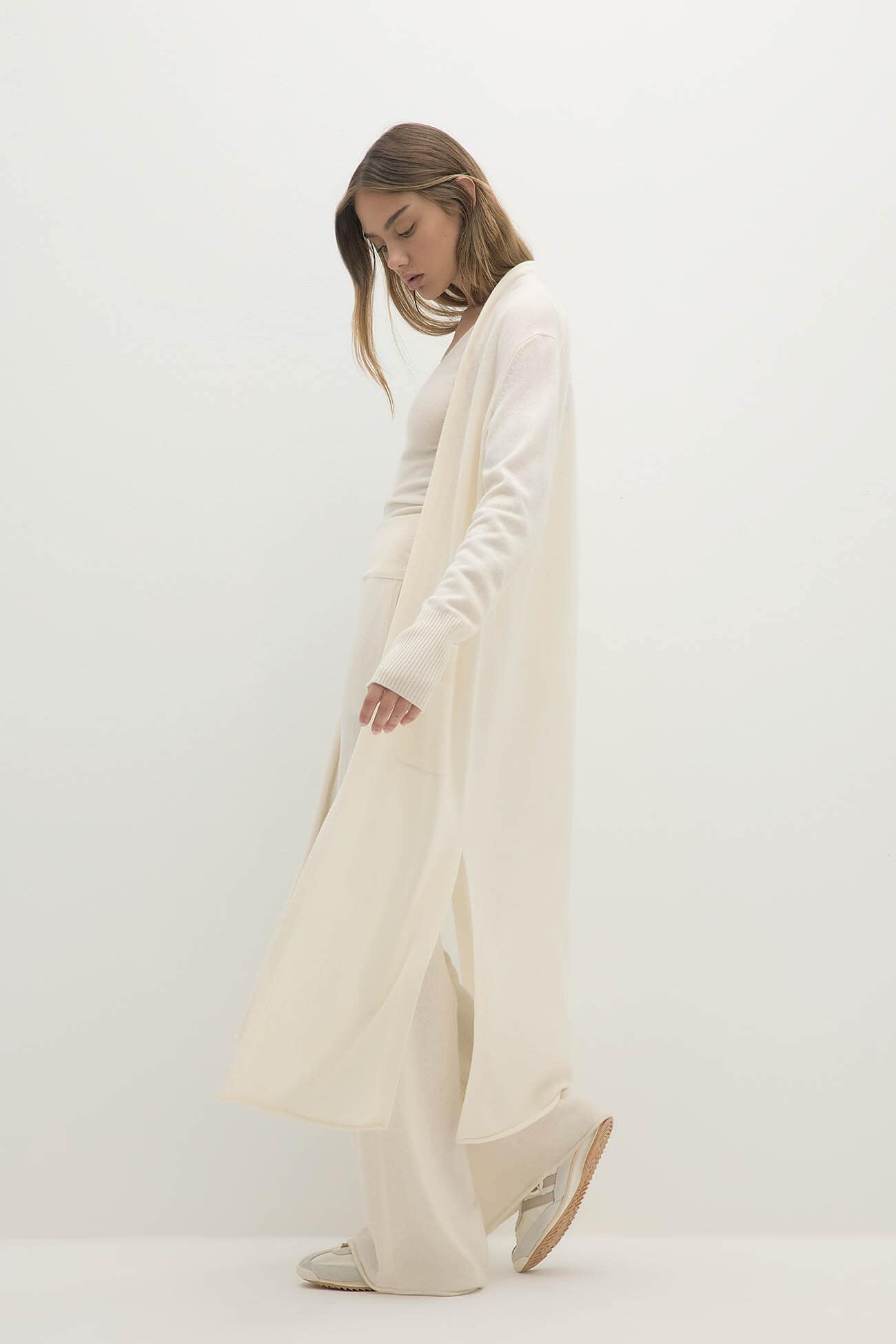 Women's Cashmere Longline Cardigan | NAKEDCASHMERE
