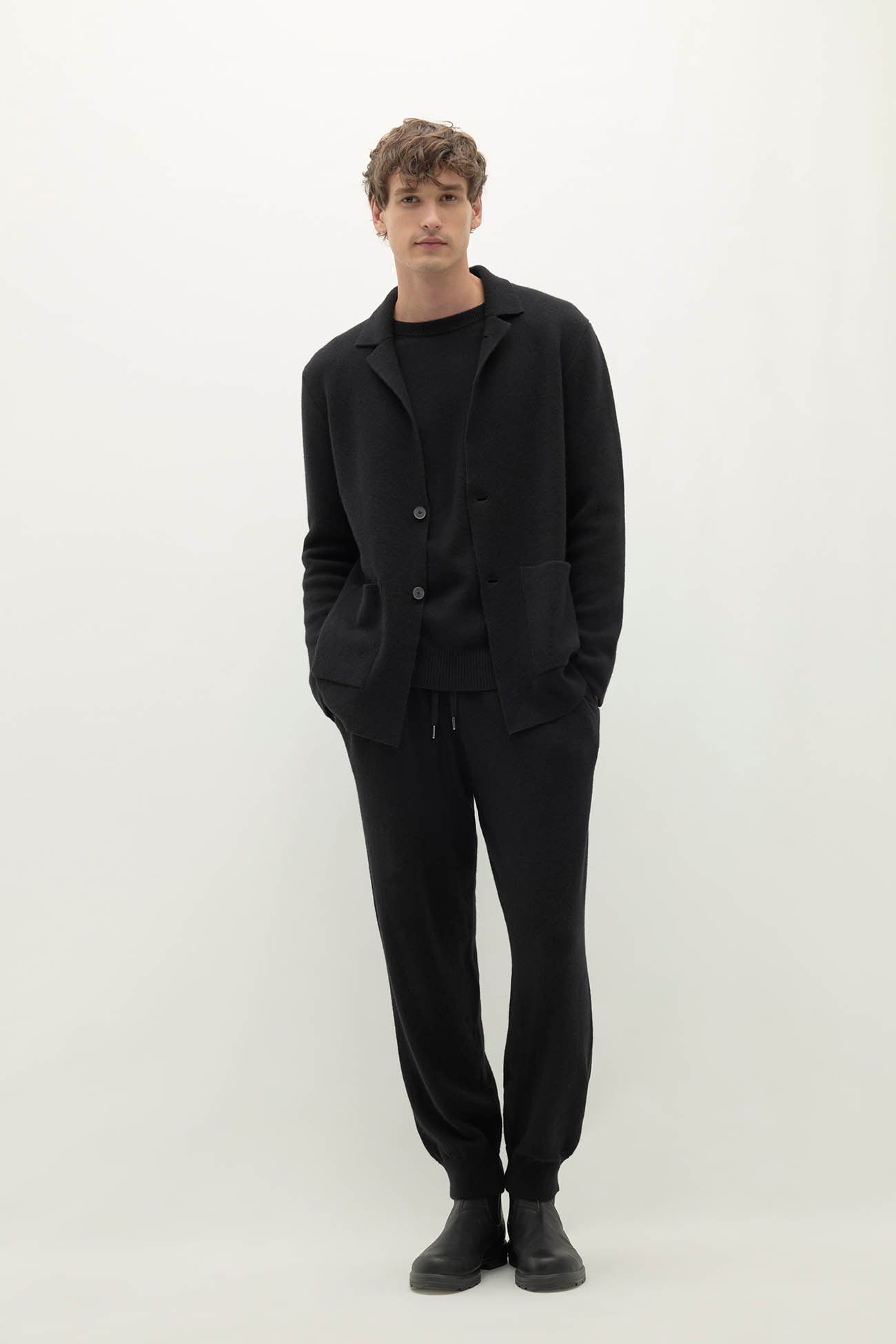 Salvatore Cashmere Blazer - Black