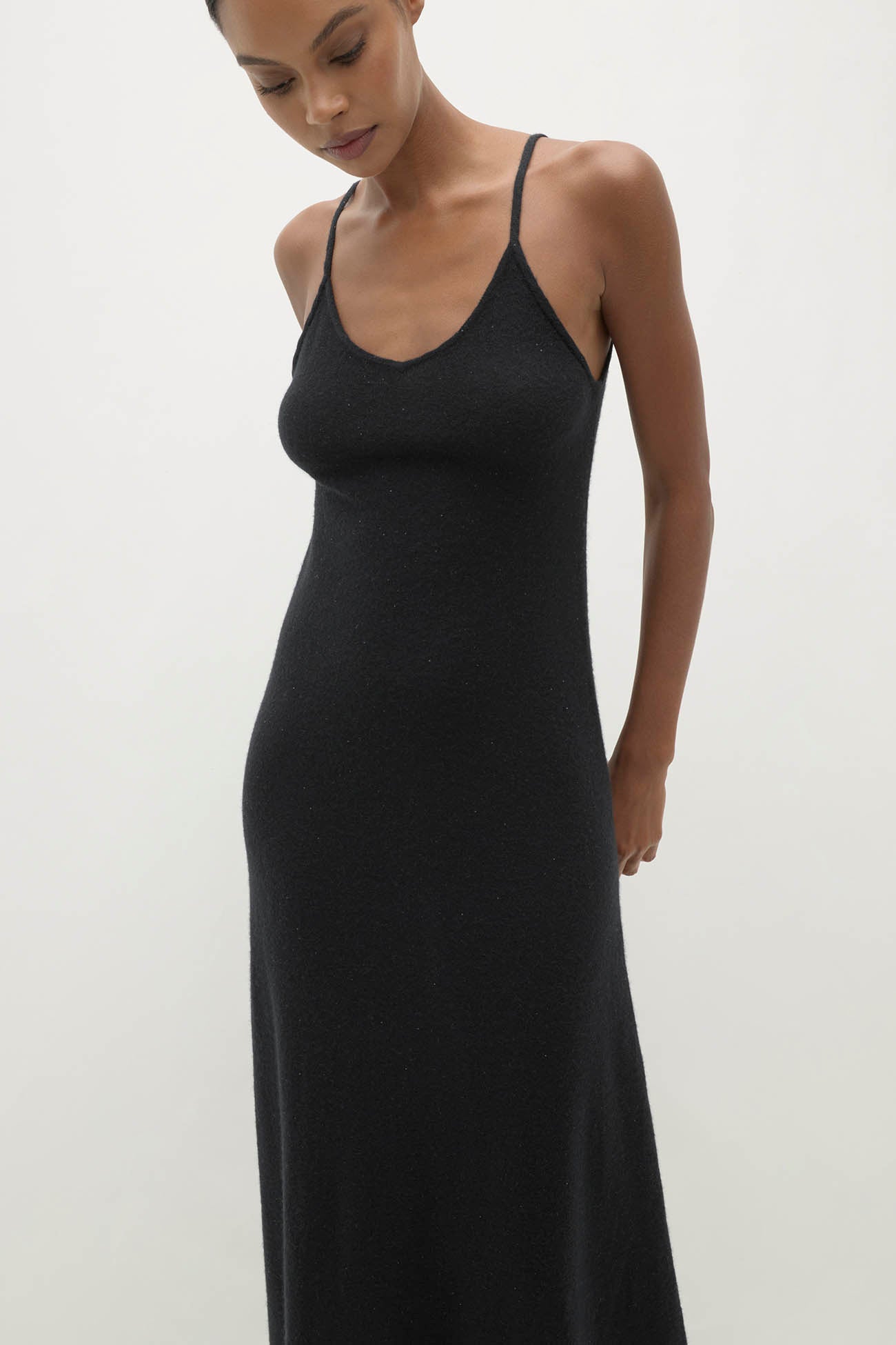 giulia iridescent sequin mesh dress in nude Giulia Chiffon Draped Maxi Dress / Purple | MESHKI