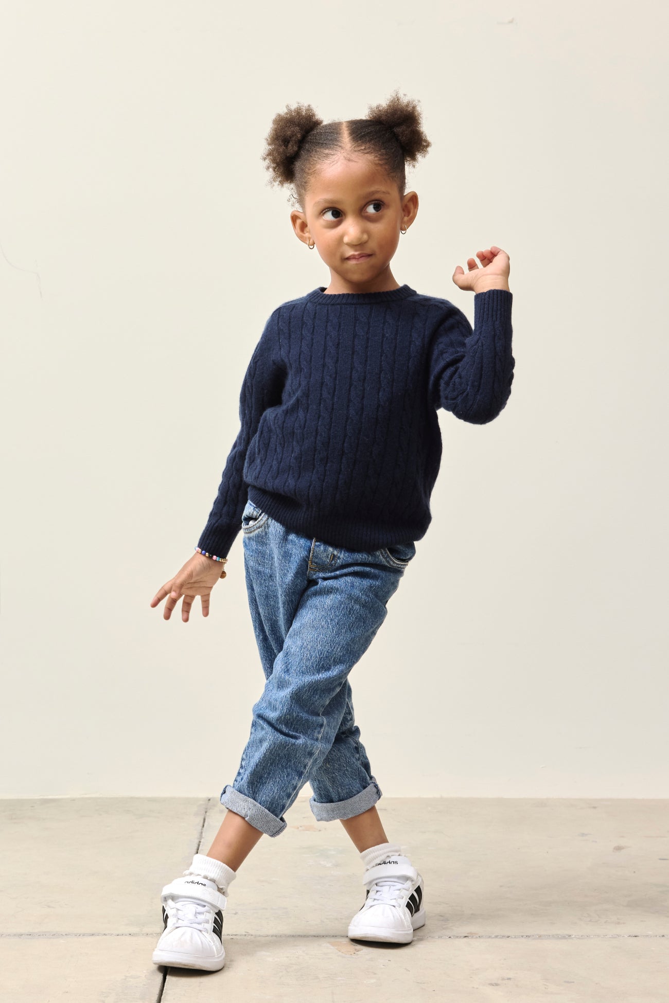 FINLEY CABLEKNIT CREWNECK SWEATER