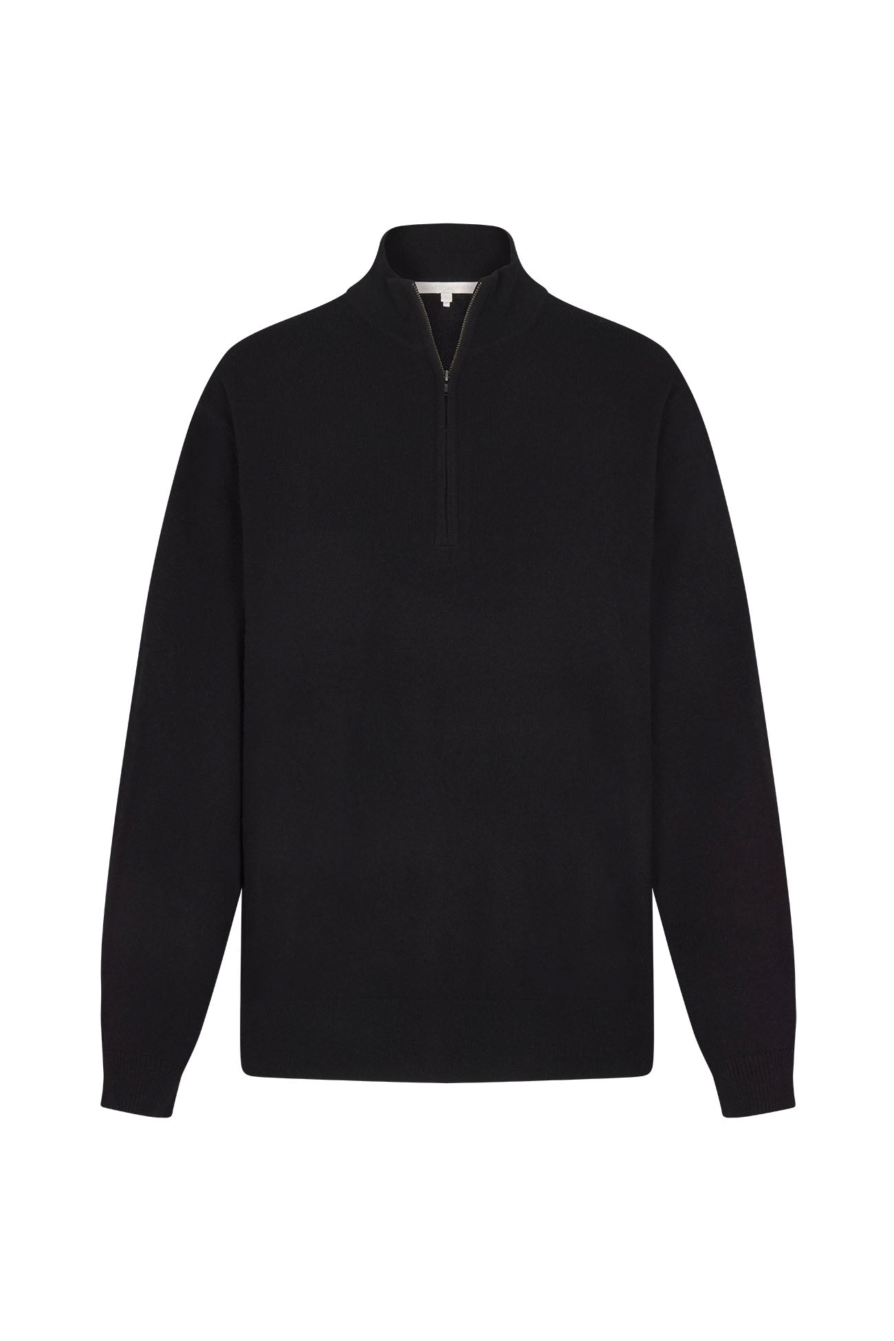 トップス 25AW LIGHT CASHMERE KNIT PULLOVER P/O Men's Phillip Quarter-Zip Cashmere Sweater | NakedCashmere