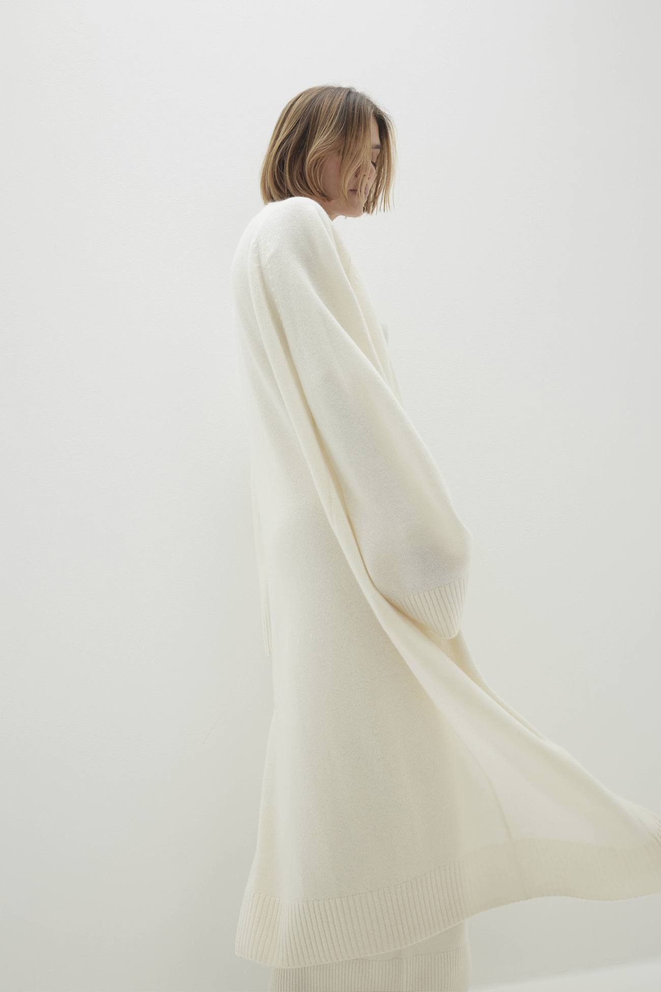 Women's Cashmere Longline Open-Front Cardigan | NAKEDCASHMERE
