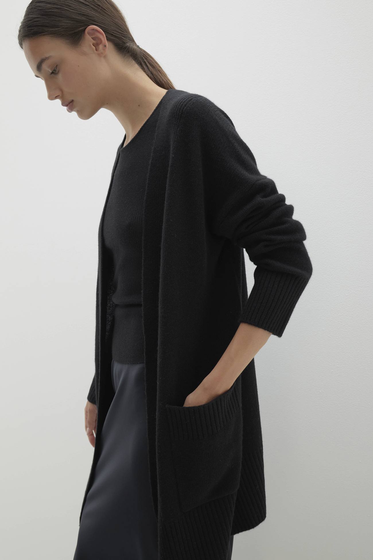 Women's Tory Open-Front Cashmere Cardigan | NakedCashmere