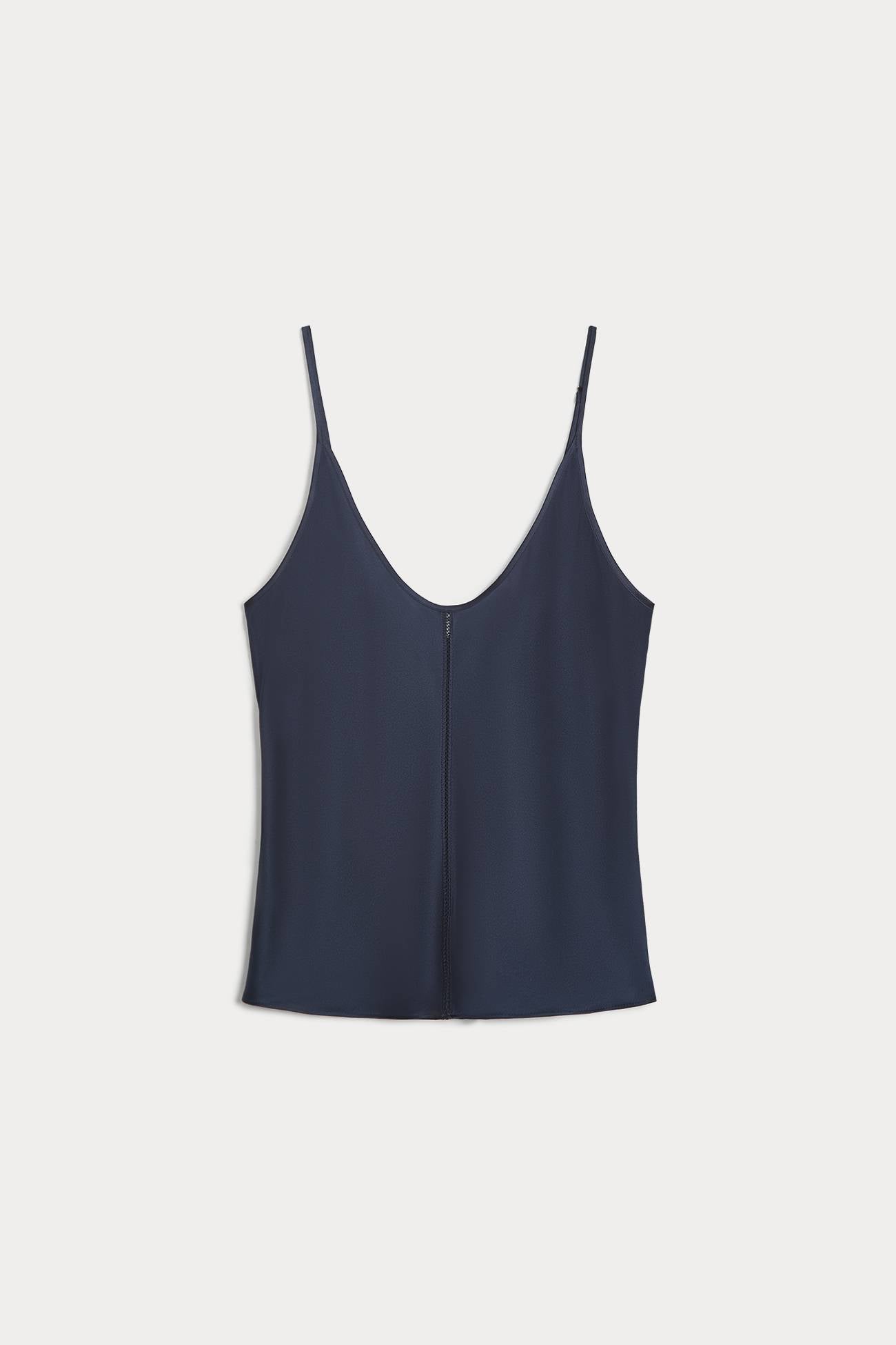 Women's Merlot Silk Tank Top | NAKEDCASHMERE