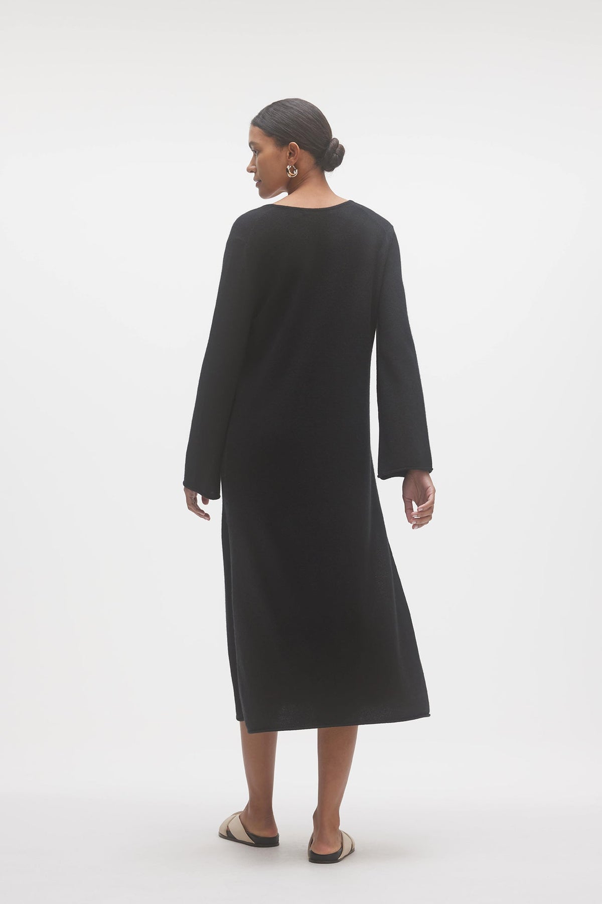 Zeina Shawl Kaftan In Cashmere