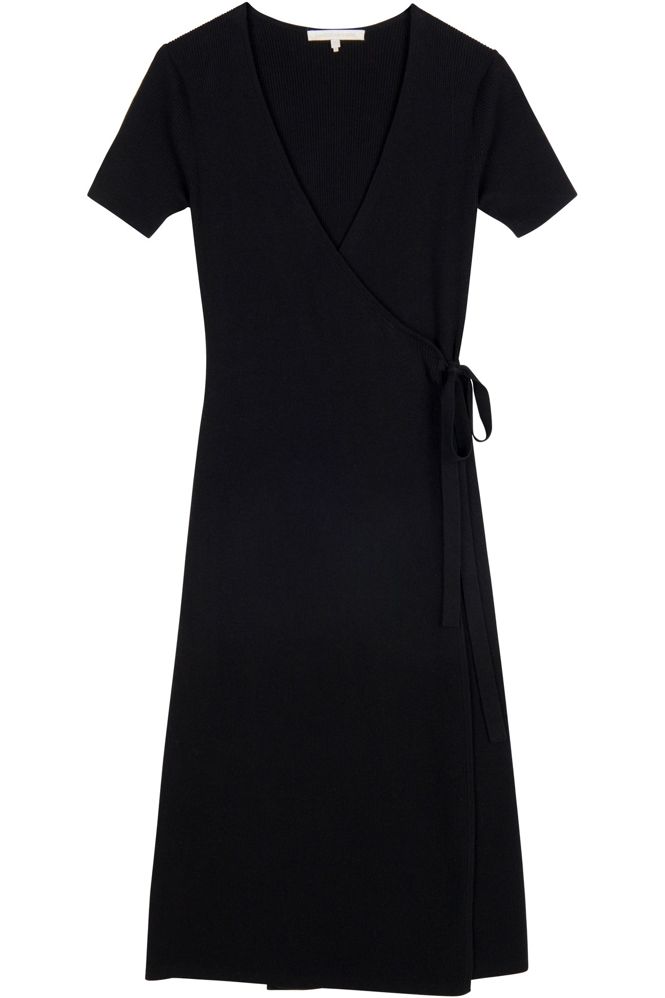 Women's Elsie Short Sleeve Midi Wrap Dress | NakedCashmere