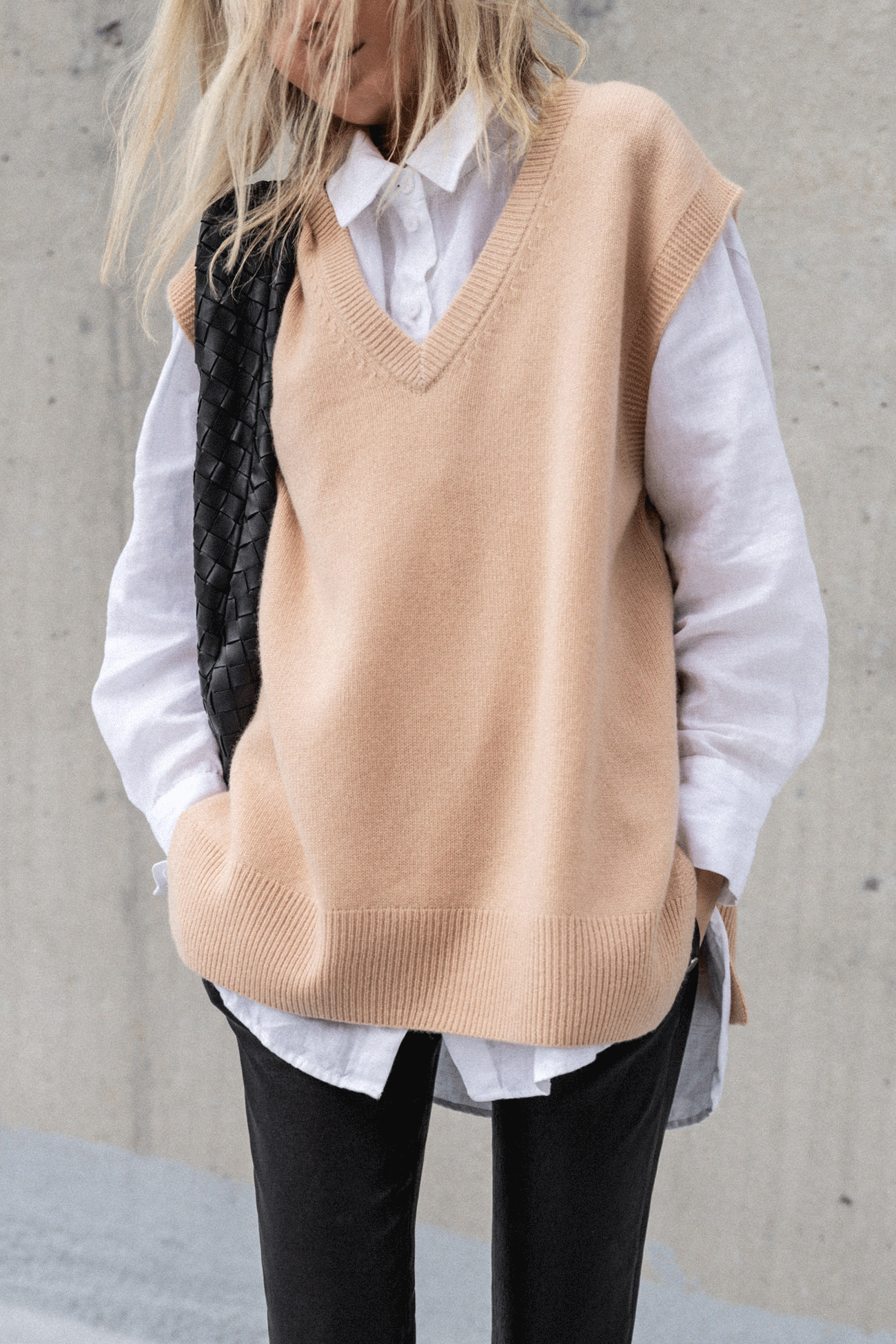 V-Neck Sweater Vest for Women
